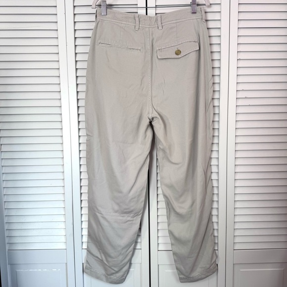EVERLANE The Tencel Relaxed Chino Pant High Rise Beige Size 6 NEW - Picture 5 of 11